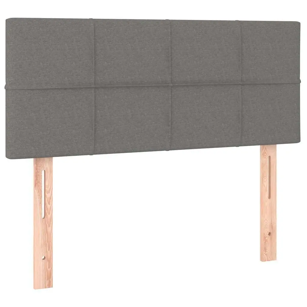 Headboard Dark Grey Fabric 100cm Adjustable Height
