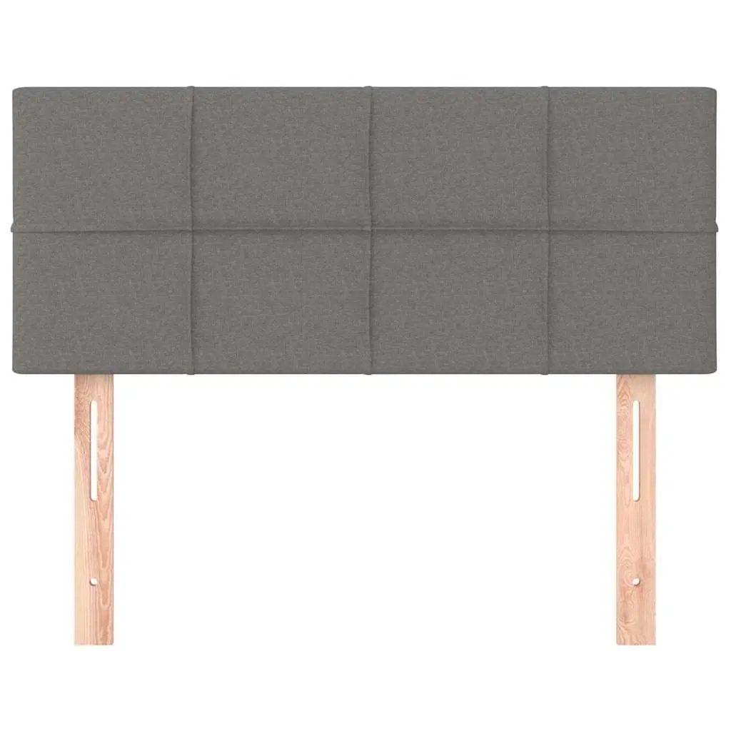Headboard Dark Grey Fabric 100cm Adjustable Height