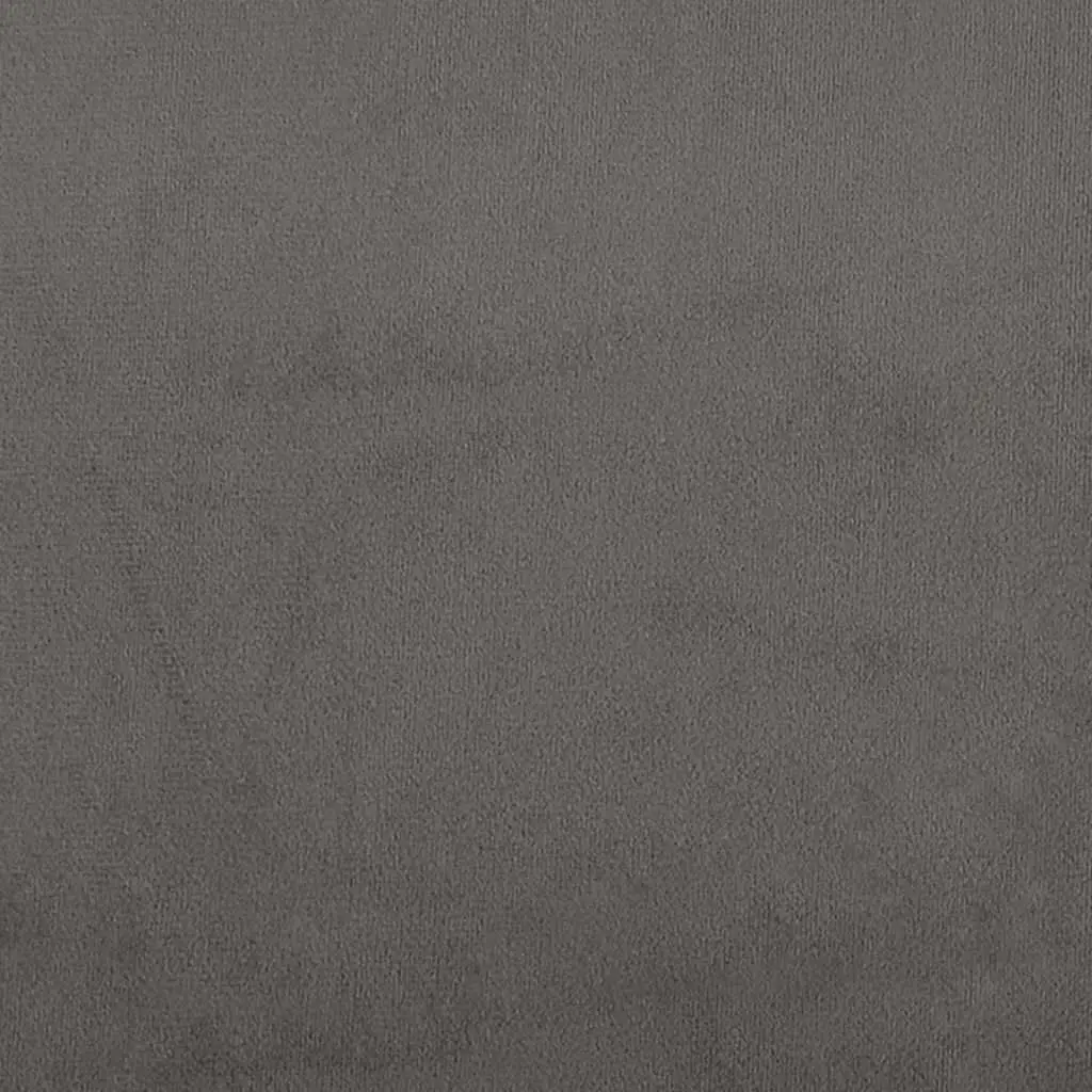 Grey Velvet Headboard Adjustable Height 144cm