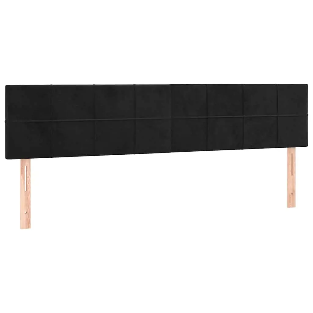 Black Velvet Headboard
