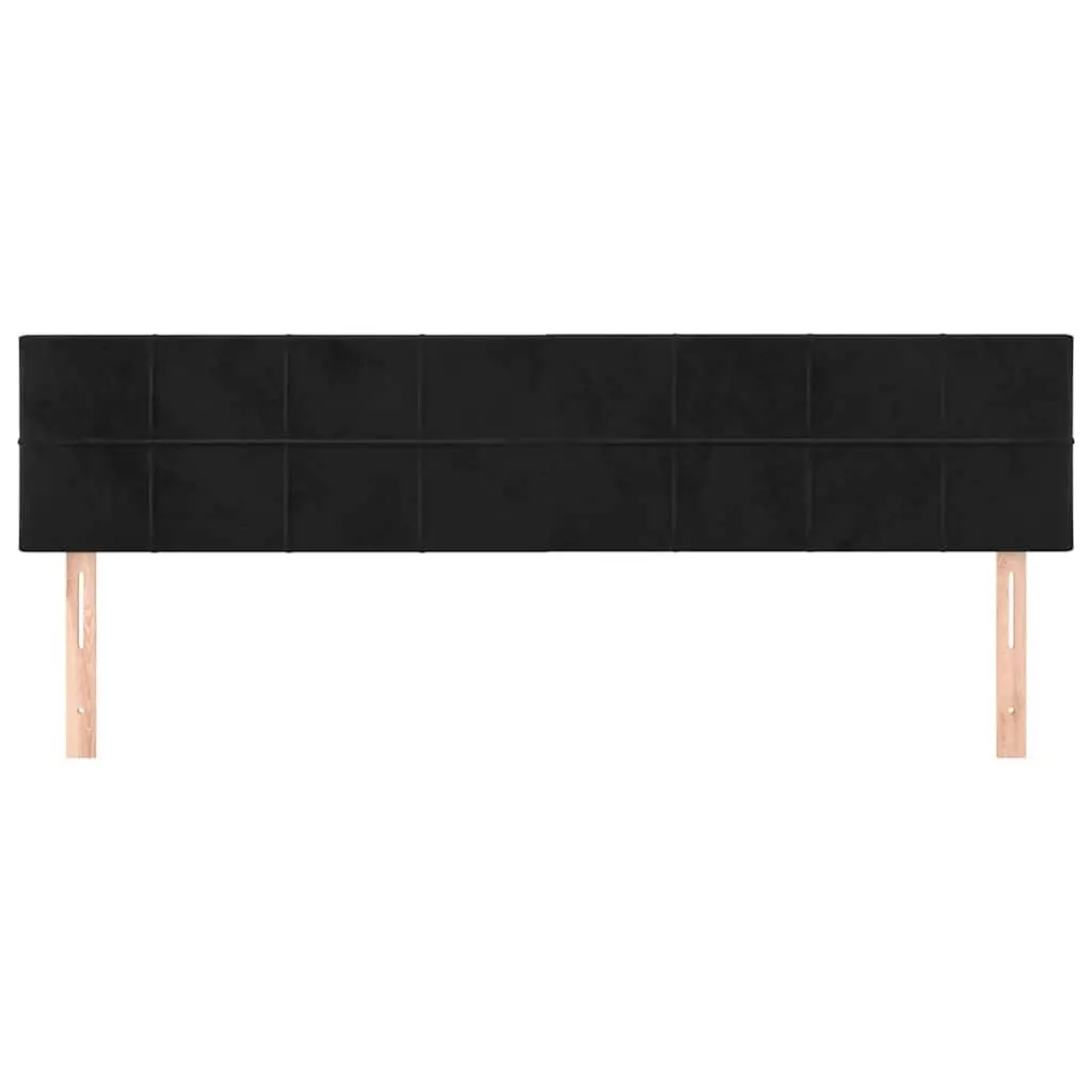 Black Velvet Headboard