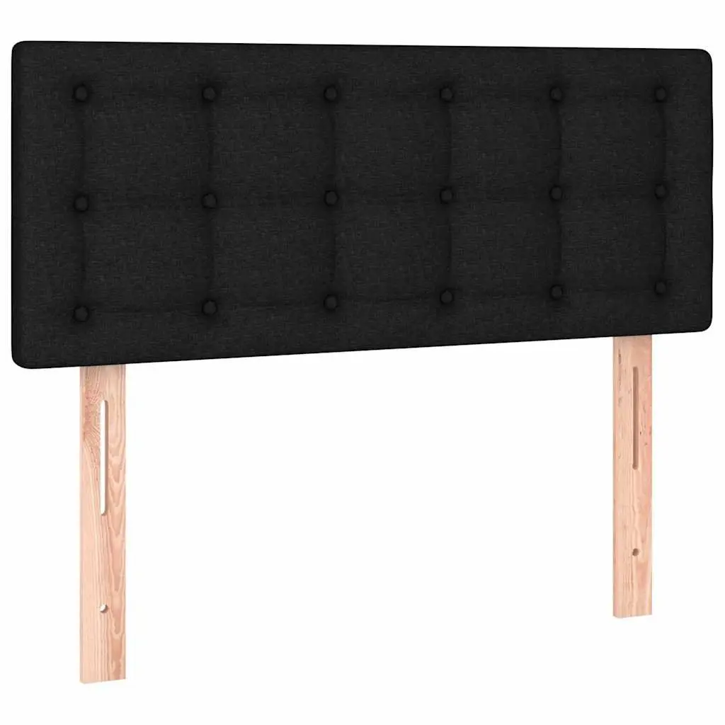 Adjustable Black Fabric Headboard