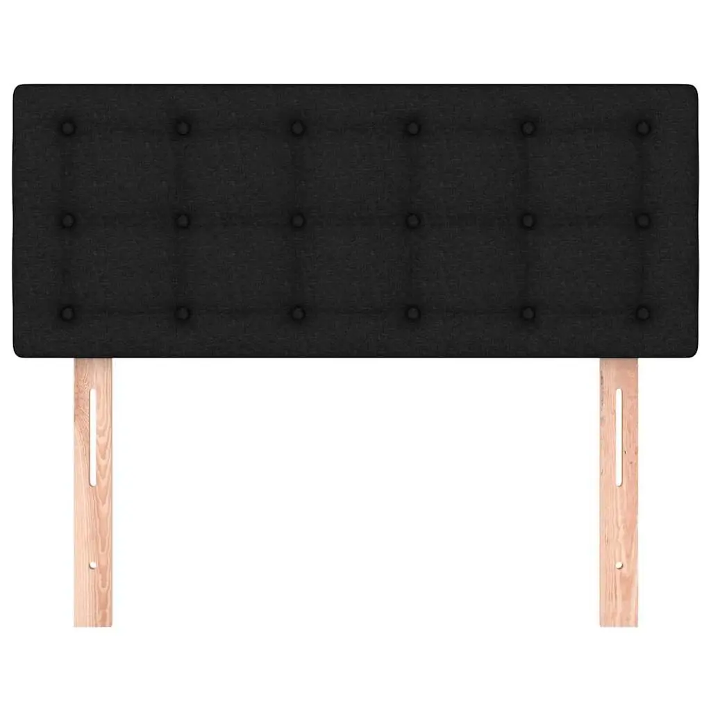Adjustable Black Fabric Headboard