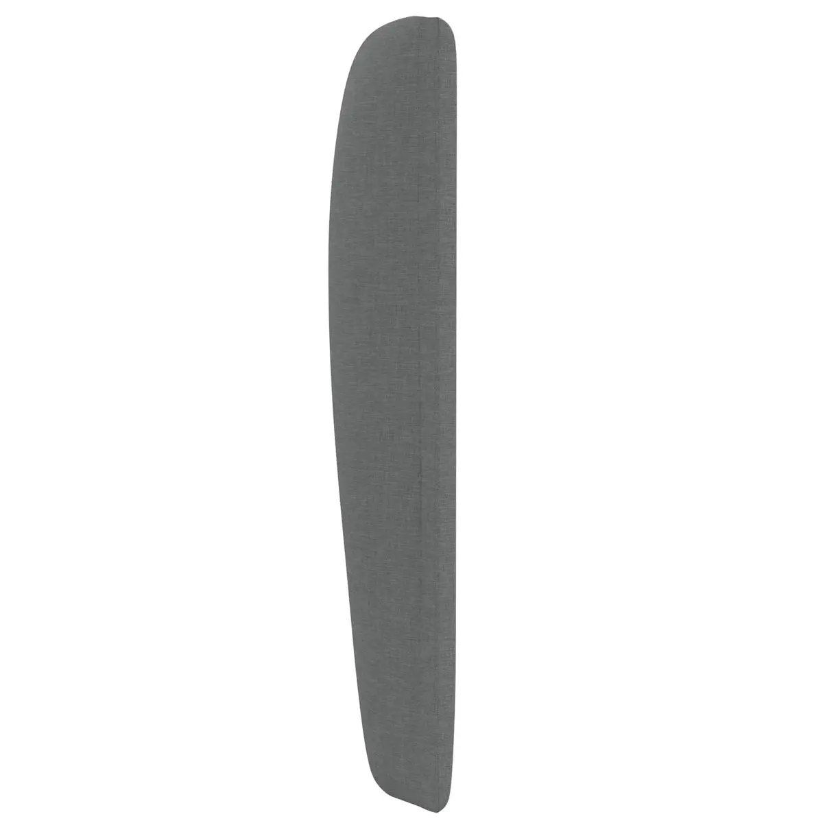 Headboard Wave Ear Modern Bedroom Dim Grey Fabric Upholstered Elegant Design