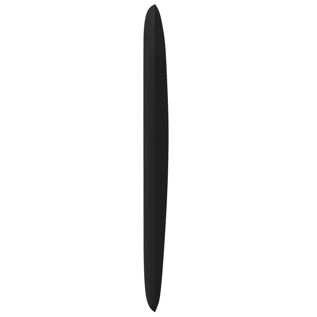 Headboard Wave Ear Modern Bedroom Black 80 x 23 x 6 cm Soft Touch Design