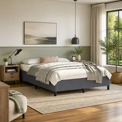 Your New Grey Velvet Queen Bed Frame Awaits