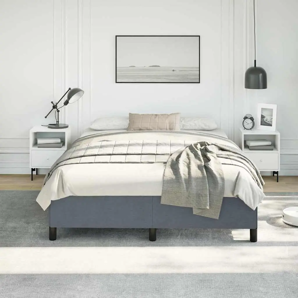Grey Velvet Queen Bed Frame