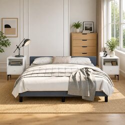 You'll Love This Grey Velvet Queen Bed Frame