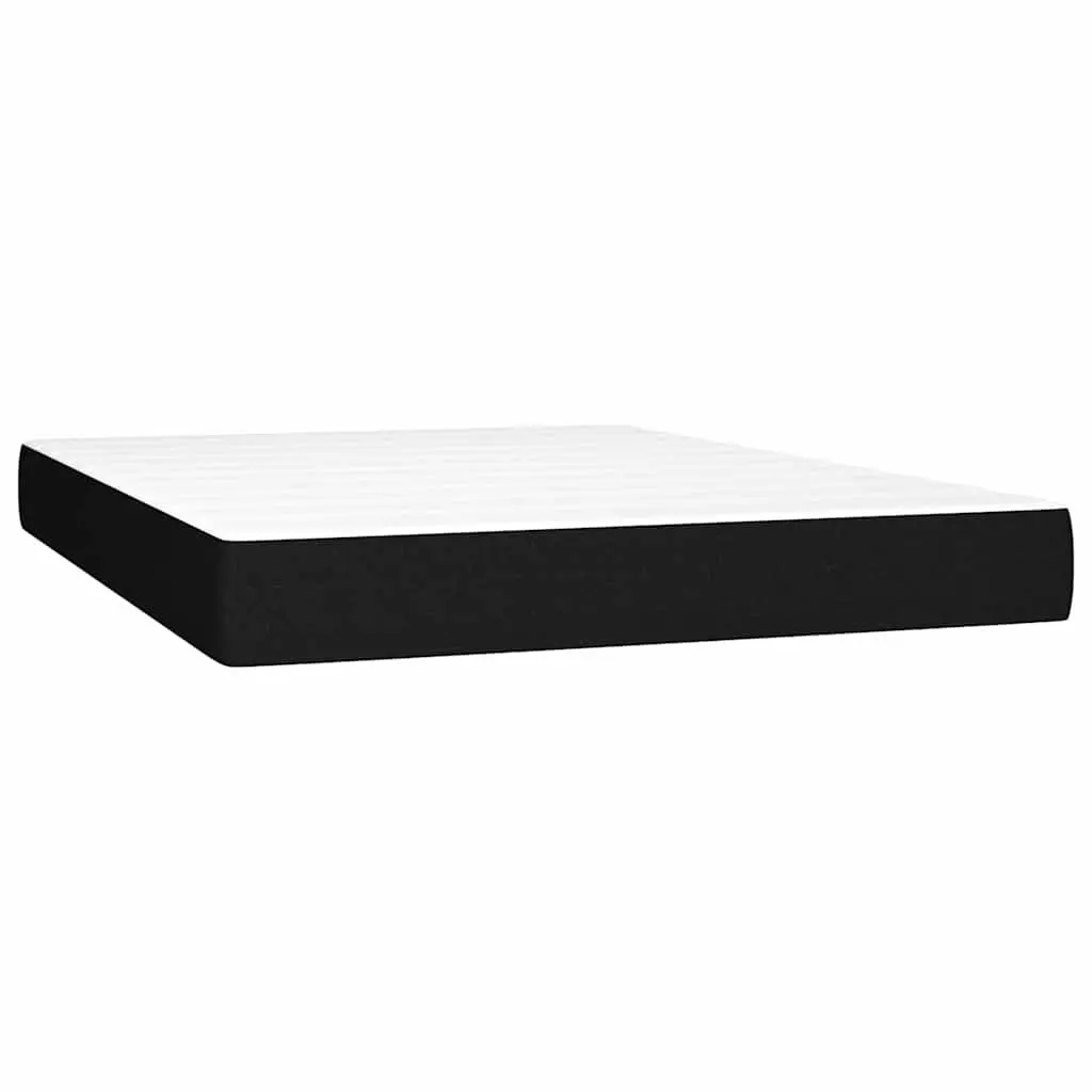 Pocket Spring Bed Mattress Medium Firmness Black 137x190x20 cm