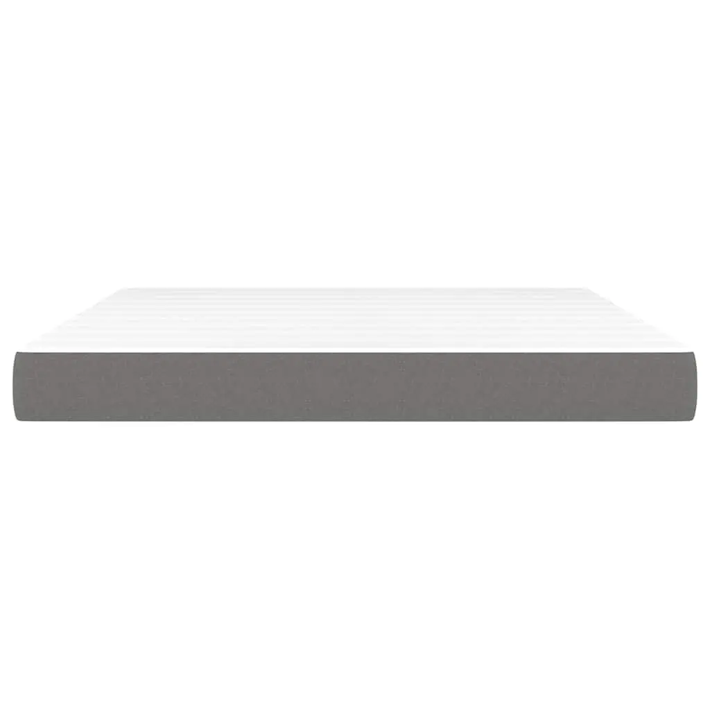 Queen Pocket Spring Bed Mattress Medium Firm Grey 152x203x20cm