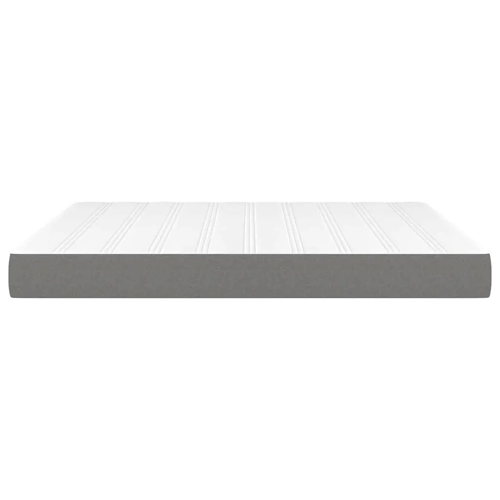 Queen Pocket Spring Bed Mattress Medium Firm Grey 152x203x20cm