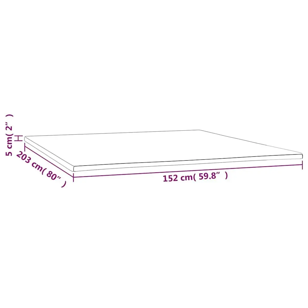 Queen Mattress Topper 152x203x5 cm for Comfort