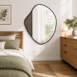 Discover the Versatile Black Wall Mirror 60x50 cm
