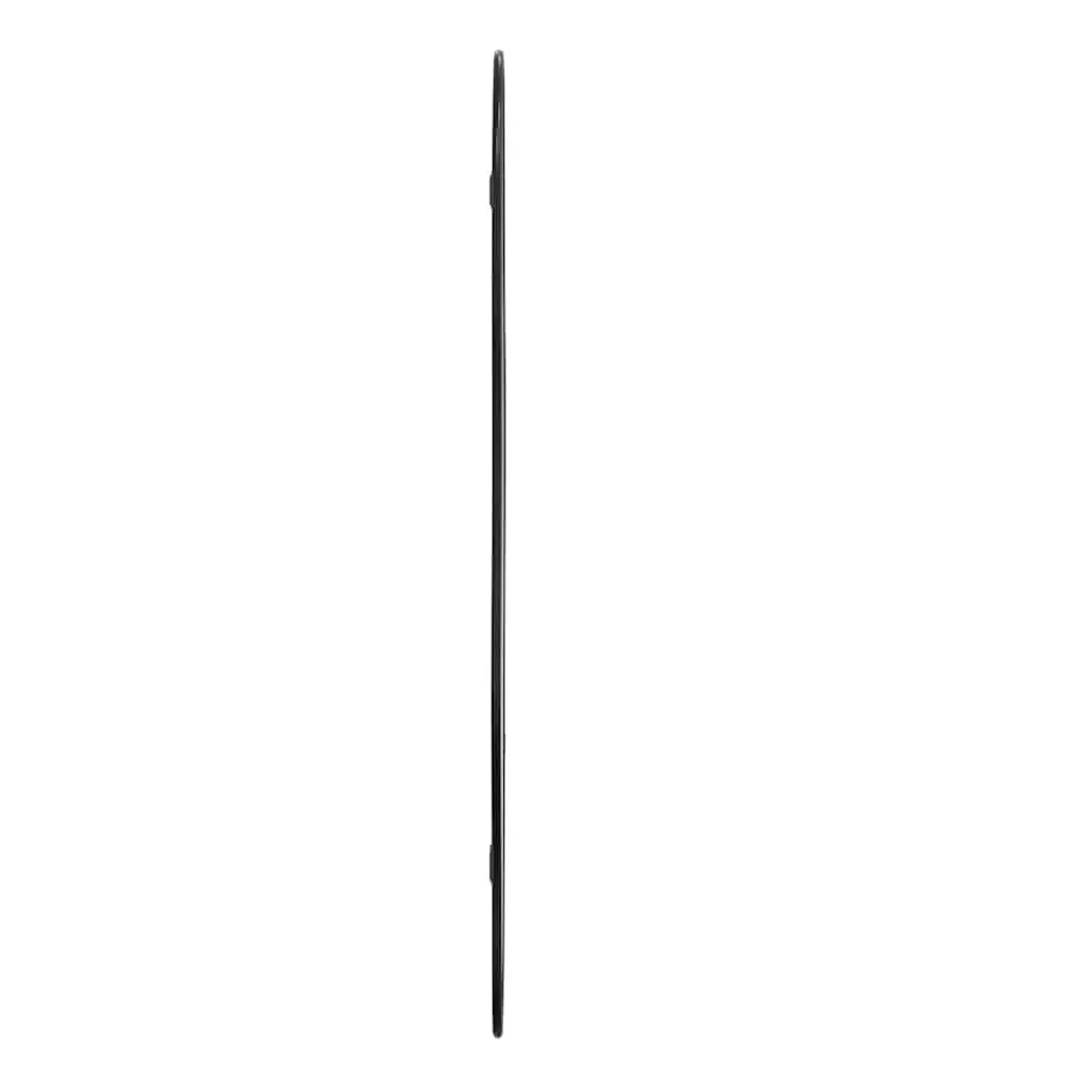 Wall Mirror Black Glass PVC Frame 90x40 cm