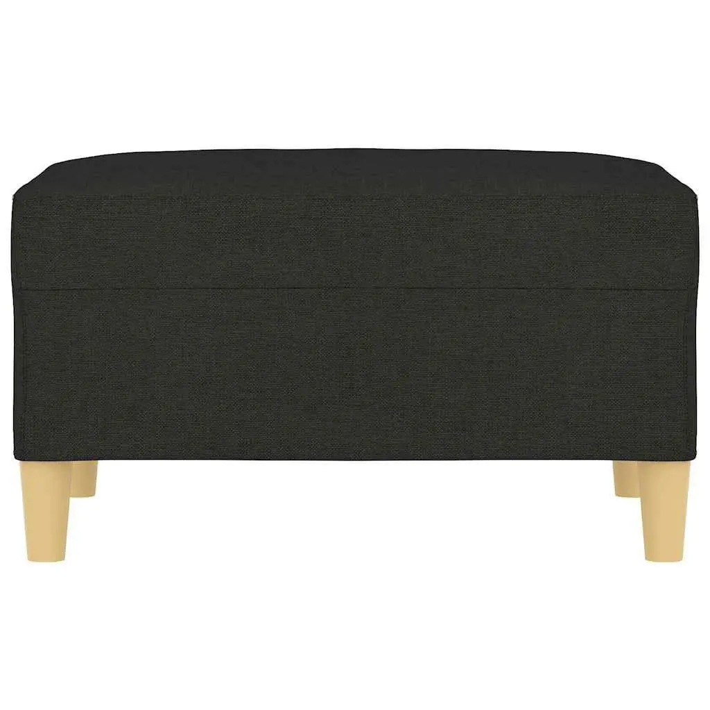 Black Fabric Footstool Ottoman Foot Rest Lounge Recliner Living Room Bedroom