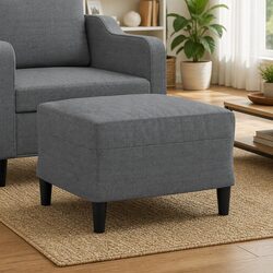 Your New Grey Footstool: Style Meets Functionality