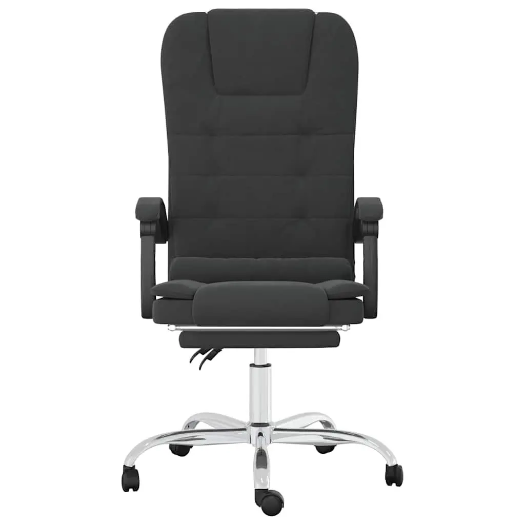 Ergonomic Black Office Chair with Massage Function and Height Adjustment