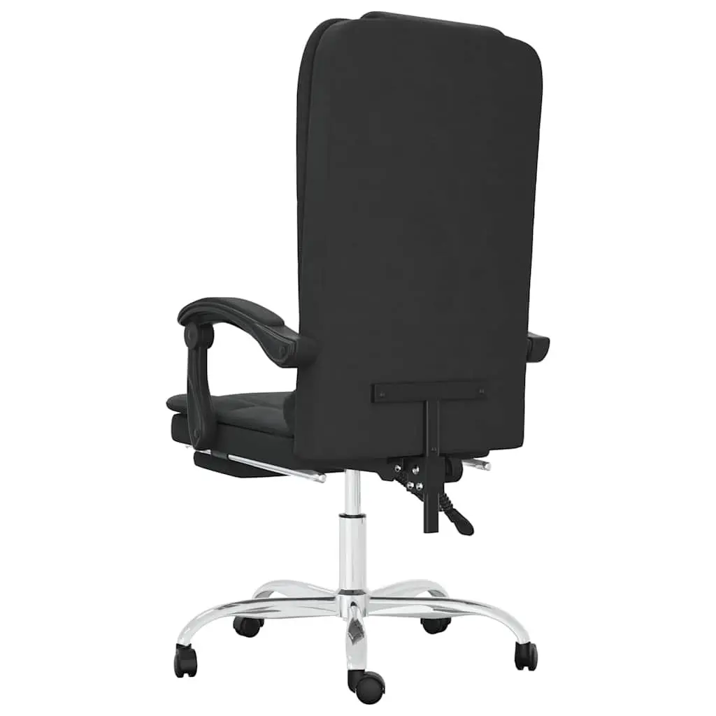 Ergonomic Black Office Chair with Massage Function and Height Adjustment