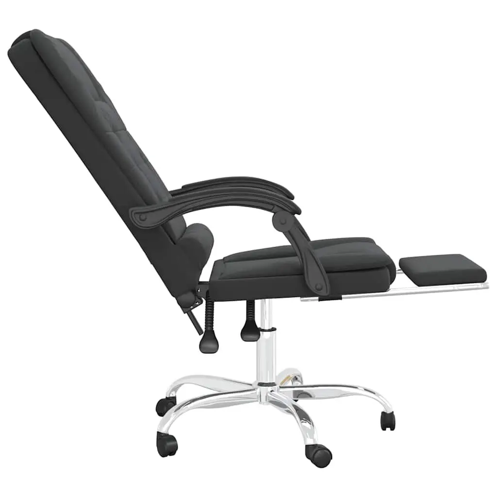Ergonomic Black Office Chair with Massage Function and Height Adjustment