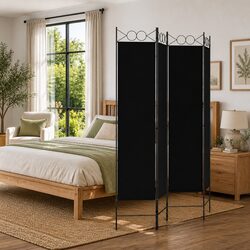 Create Privacy with This 4-Panel Room Divider Screen