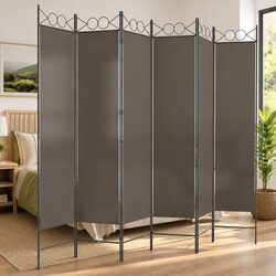 Friendly 6-Panel Privacy Screen for Your Space 240x200cm