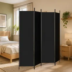 Create Your Own Space with This 4-Panel Room Divider