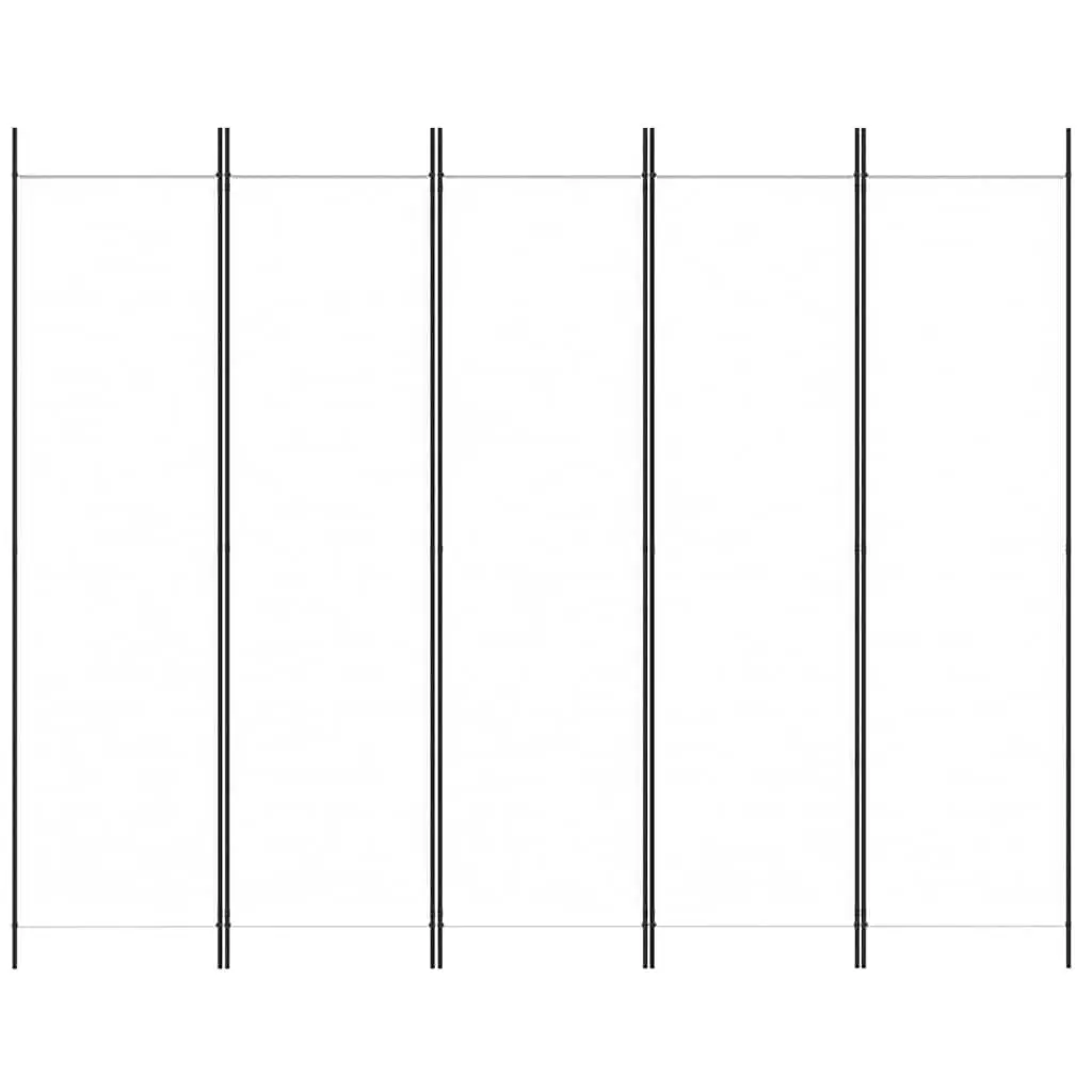 5-Panel Room Divider Screen Folding Partition Privacy Space Separation