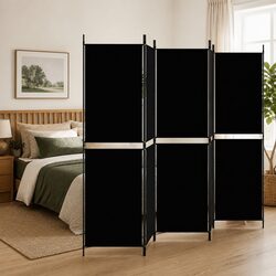Create Your Own Space with a Black Folding Room Divider