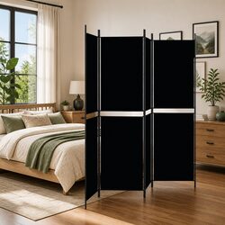 Your 4-Panel Room Divider: 200x200cm, Fabric for Privacy