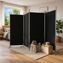 Your 4-Panel Room Divider: Create Privacy with Ease 346x180cm