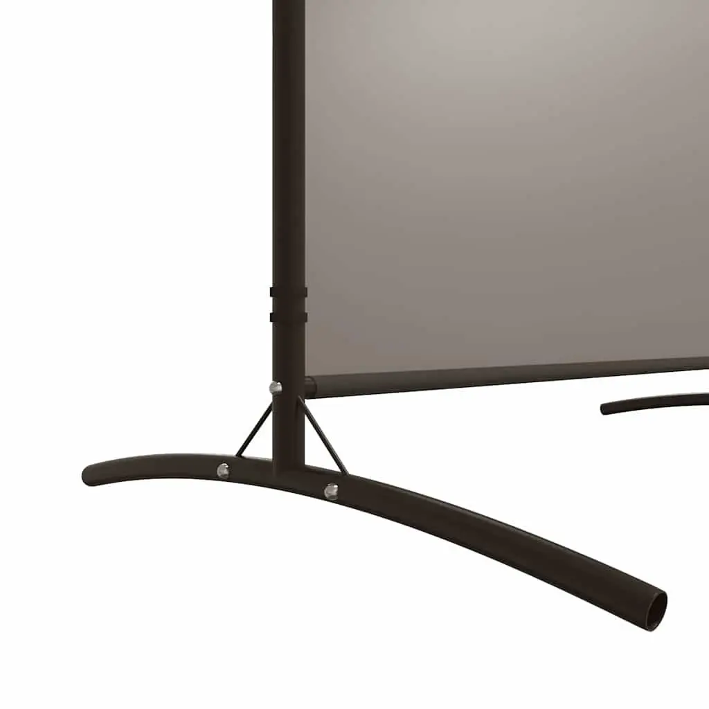 3-Panel Room Divider Foldable Anthracite Fabric 525 x 180 cm
