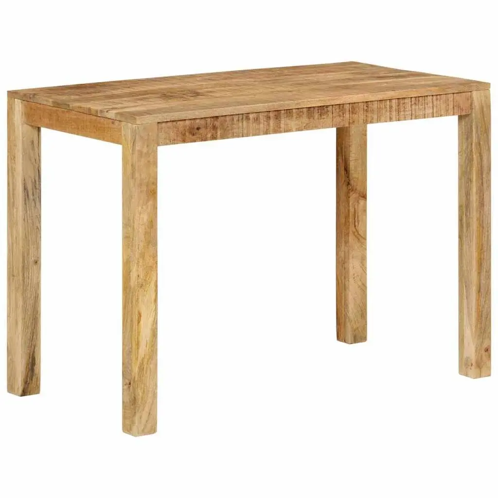 Dining Table Solid Mango Wood Brown 110x55x76 cm