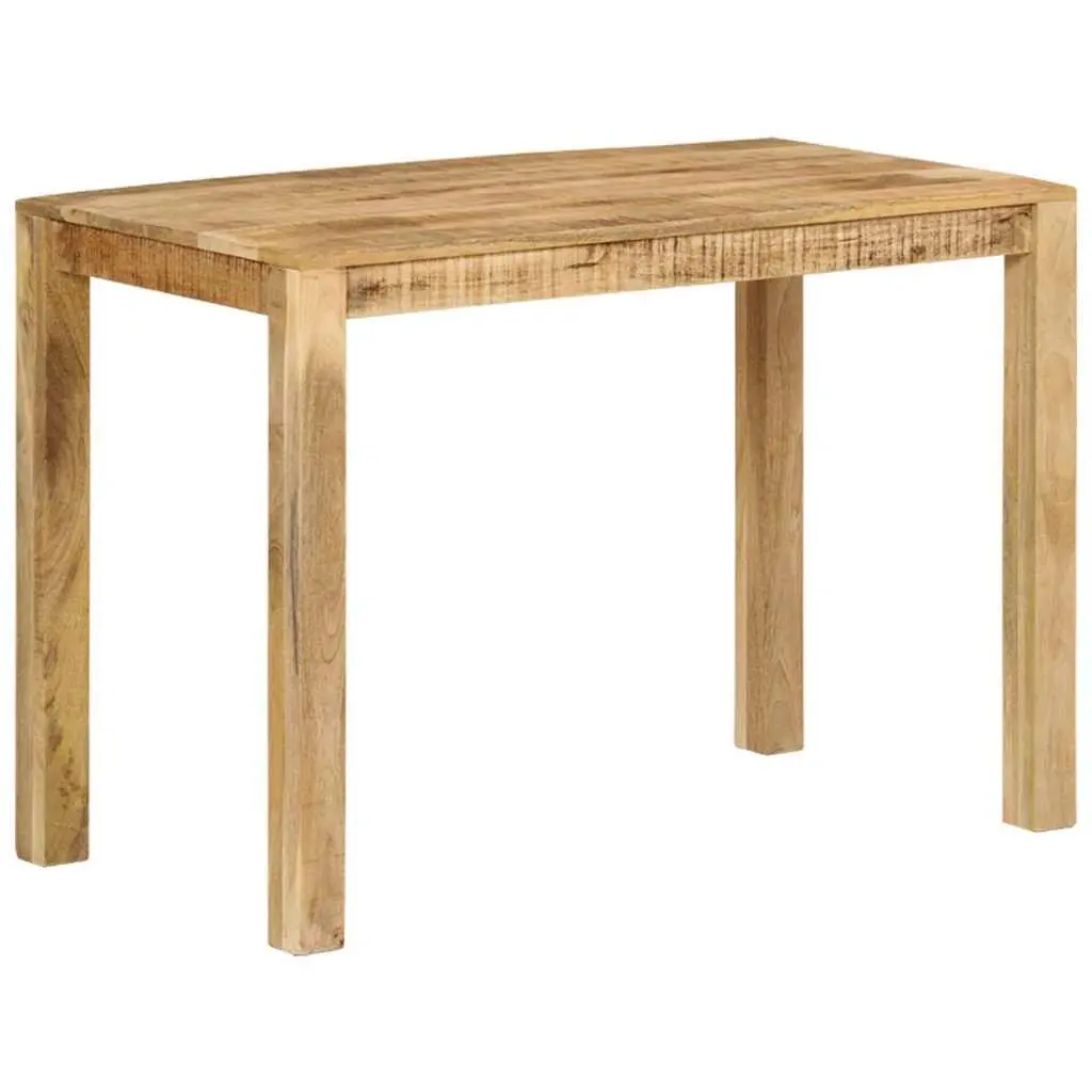 Dining Table Solid Mango Wood Brown 110x55x76 cm