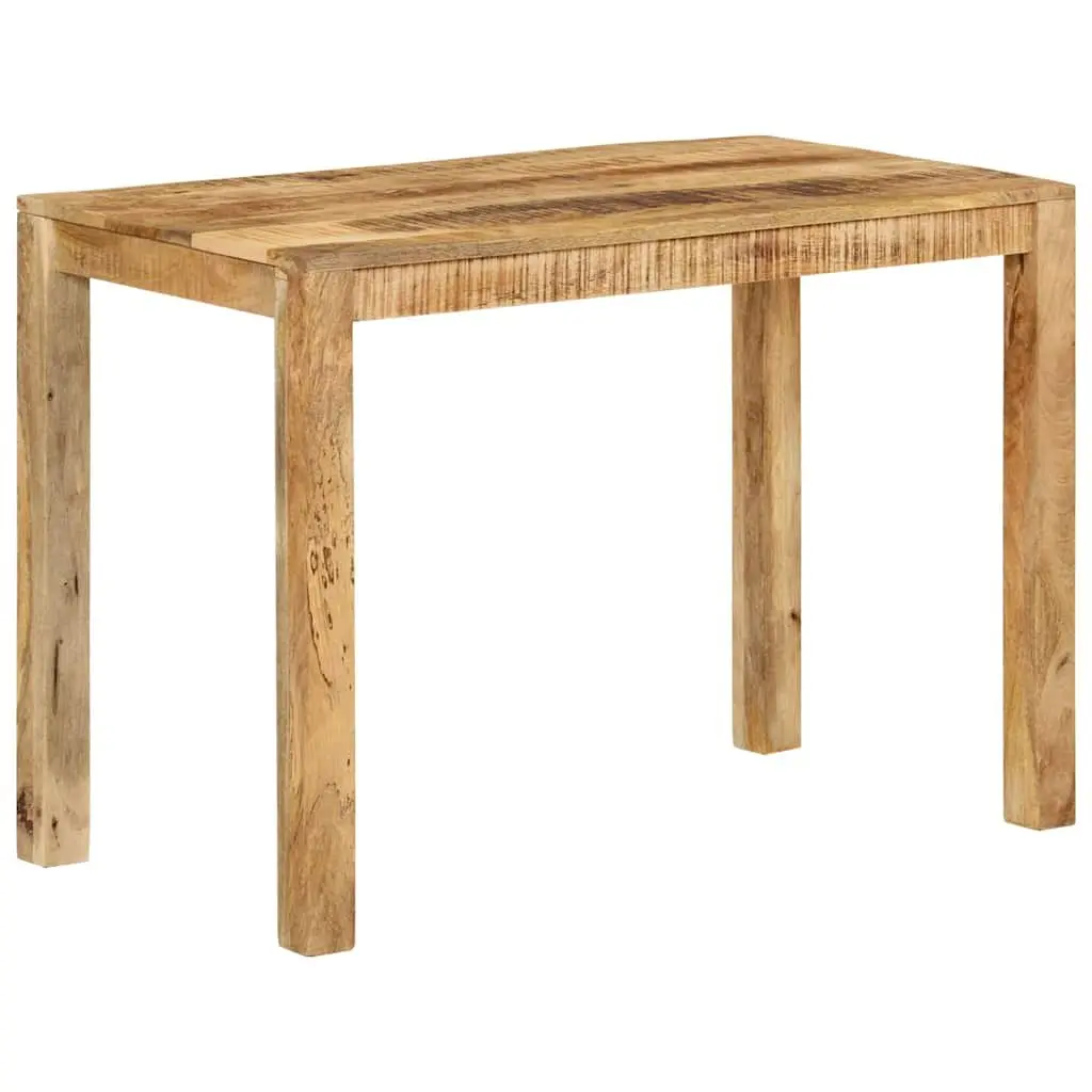 Dining Table Solid Mango Wood Brown 110x55x76 cm