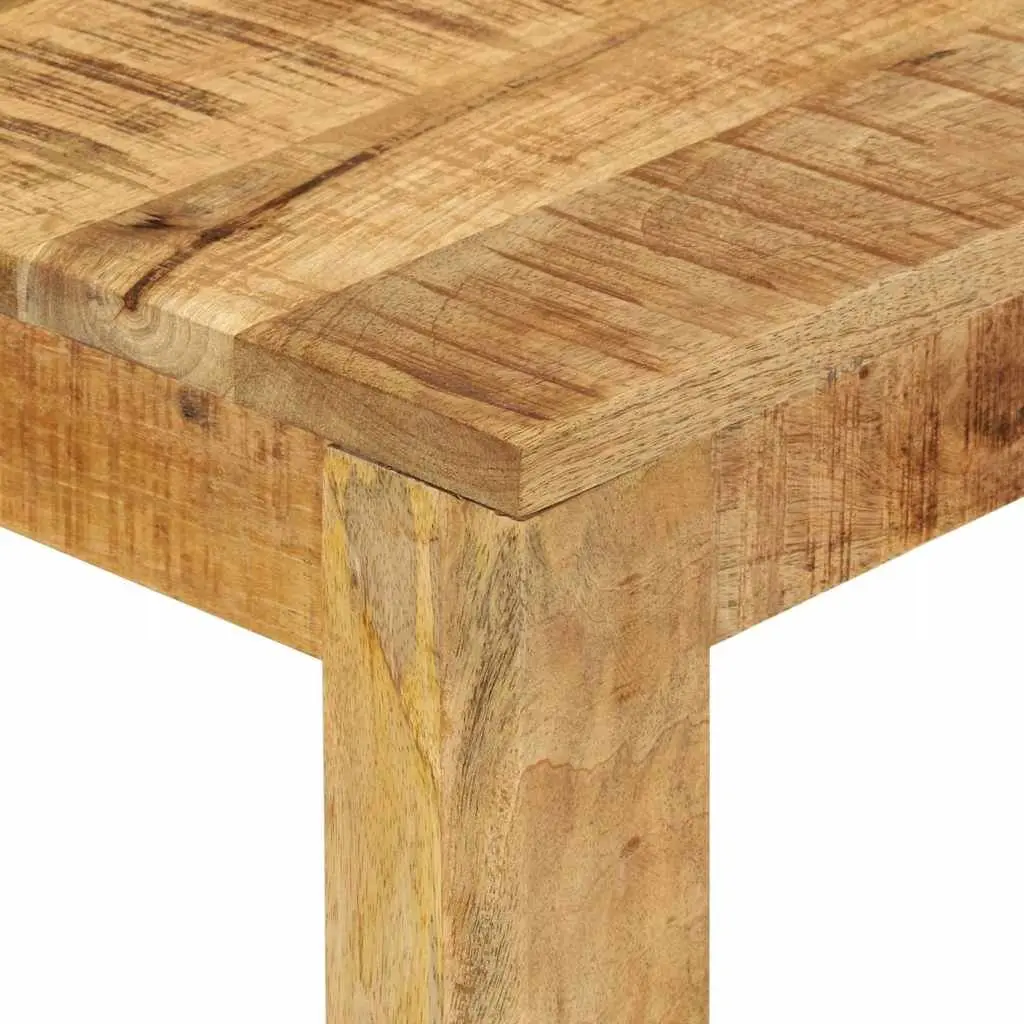 Dining Table Solid Mango Wood Brown 110x55x76 cm