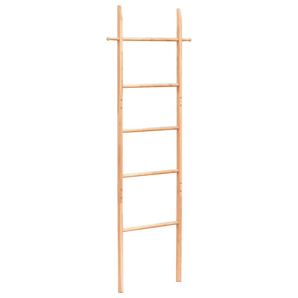 Towel Ladder 170 cm Solid Wood Brown Storage Rack Bathroom Bedroom Home Decor