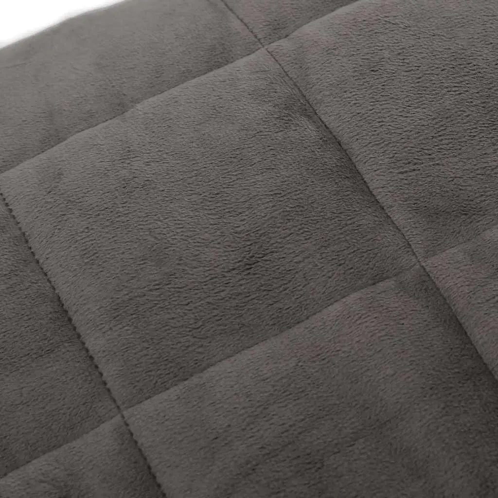 Grey Weighted Blanket 120x180 cm 9 kg