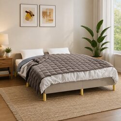 Friendly Grey Weighted Blanket 150x200 cm, 11 kg