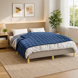 Discover the Blue Weighted Blanket 150x200 cm 7 kg
