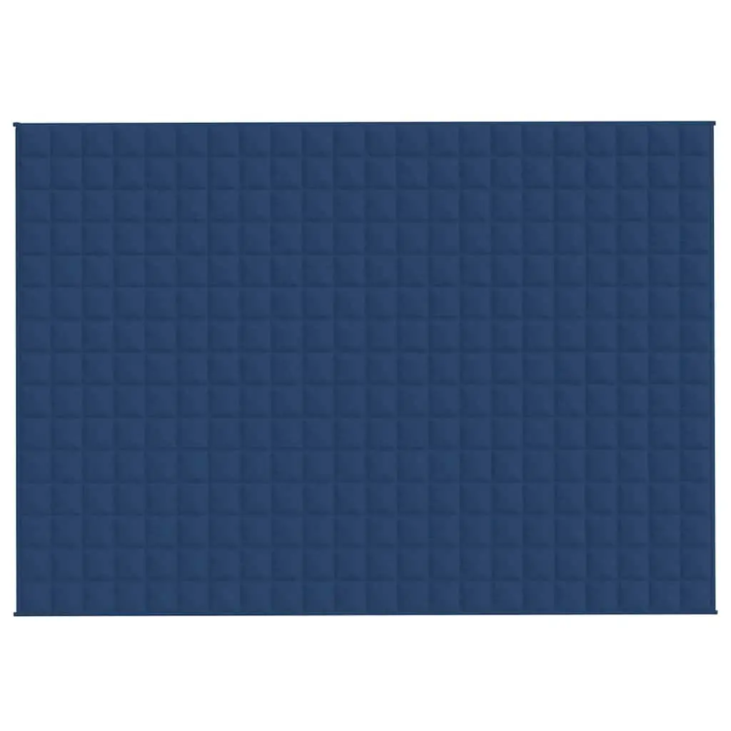 Weighted Blanket Blue 155x220 cm 11 kg Heavy Blanket Sleep Pressure Therapy