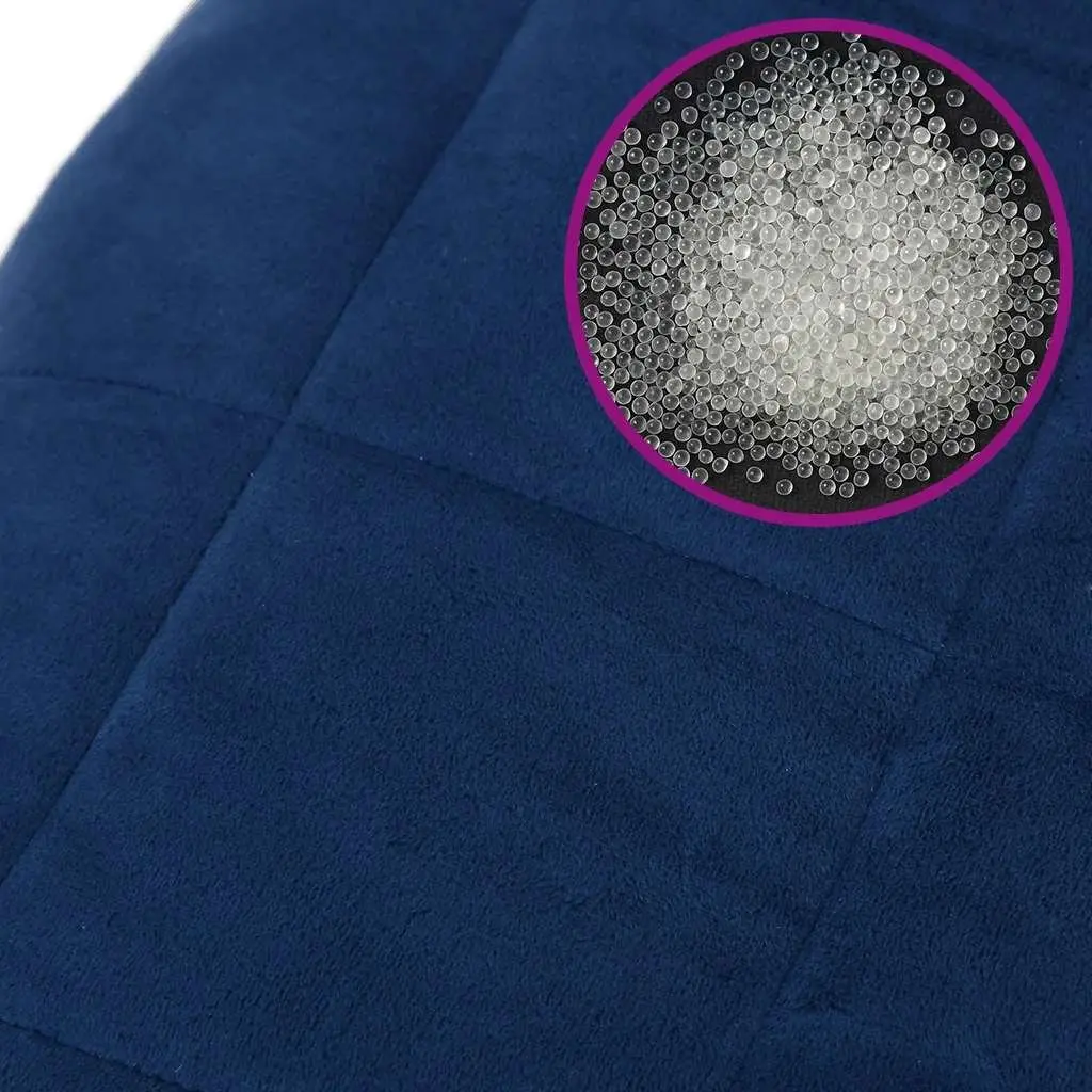 Weighted Blanket Blue 200x200 cm 13 kg Calming Sleep Pressure Therapy