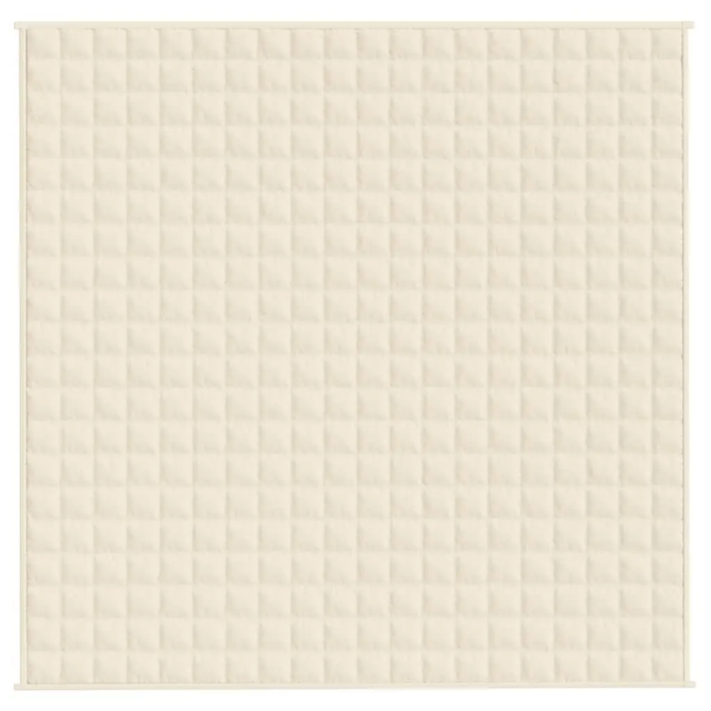 Weighted Blanket Light Cream 200x200 cm 13 kg Breathable