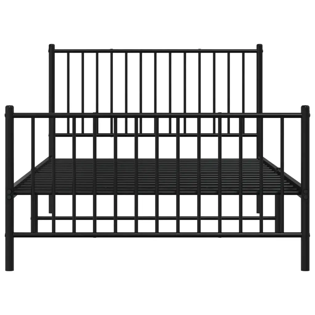 King Single Metal Bed Frame with Footboard