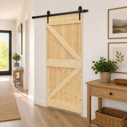 Friendly Solid Pine Wood Interior Door 80 x 210 cm
