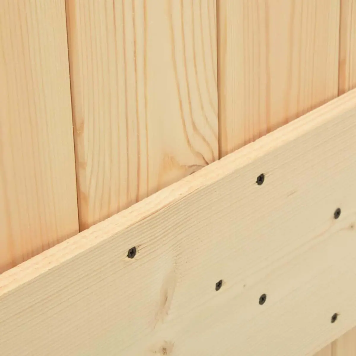 Solid Pine Wood Interior Door 90x210cm