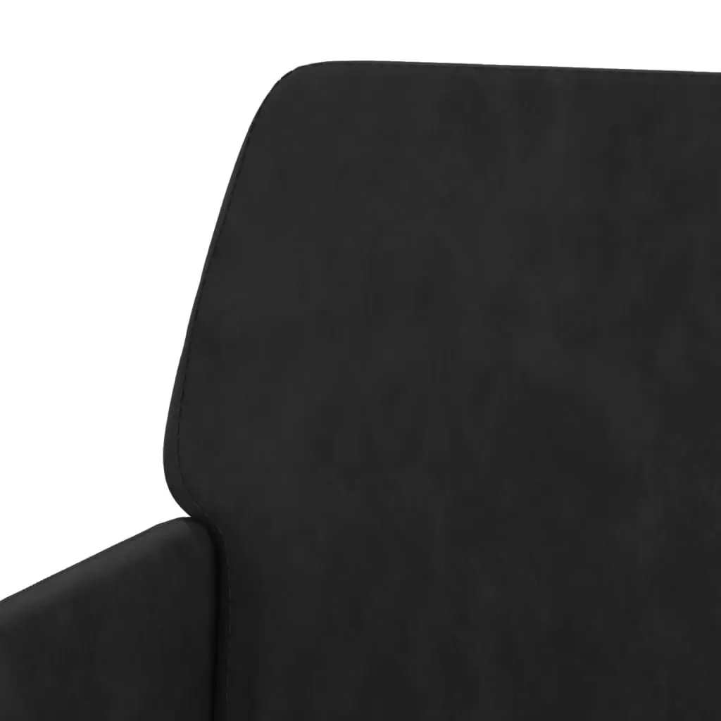 Black Velvet Bench for Relaxation