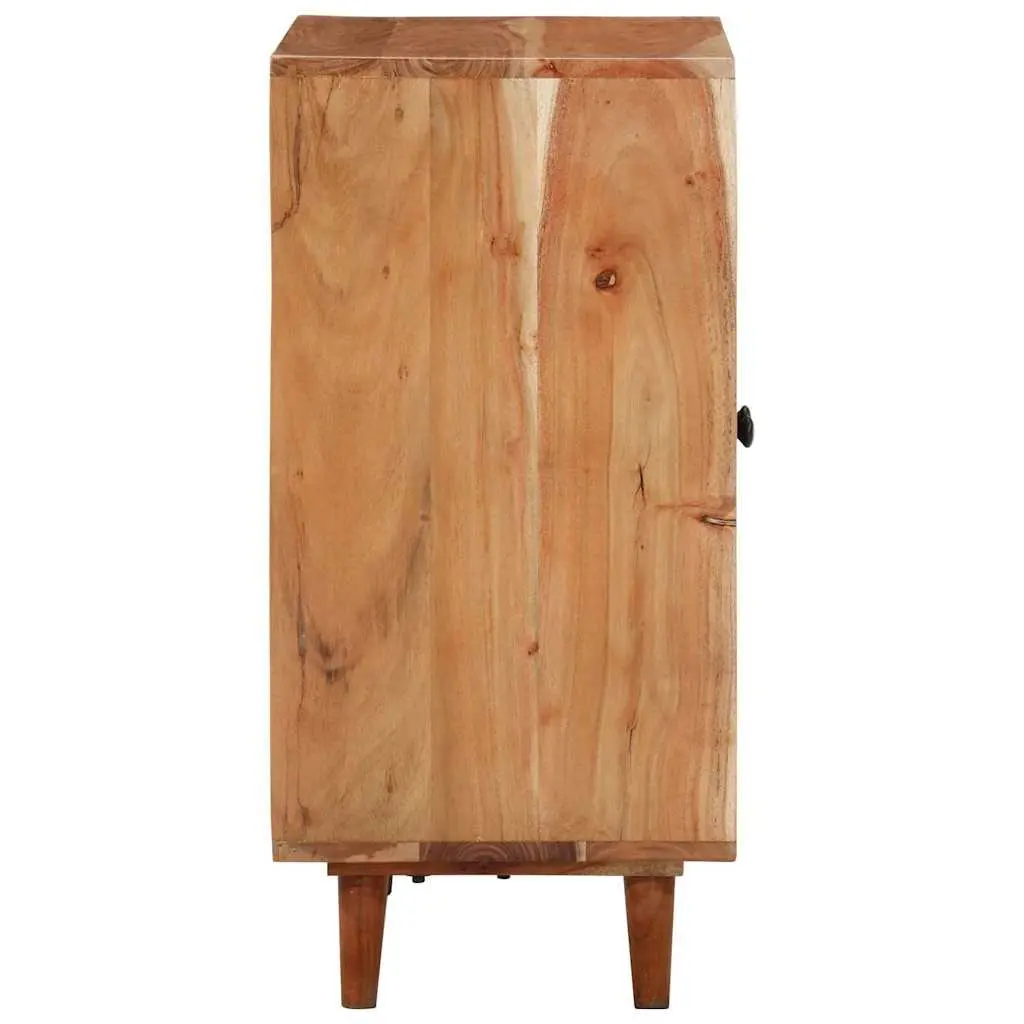 Solid Wood Sideboard Cabinet in Brown