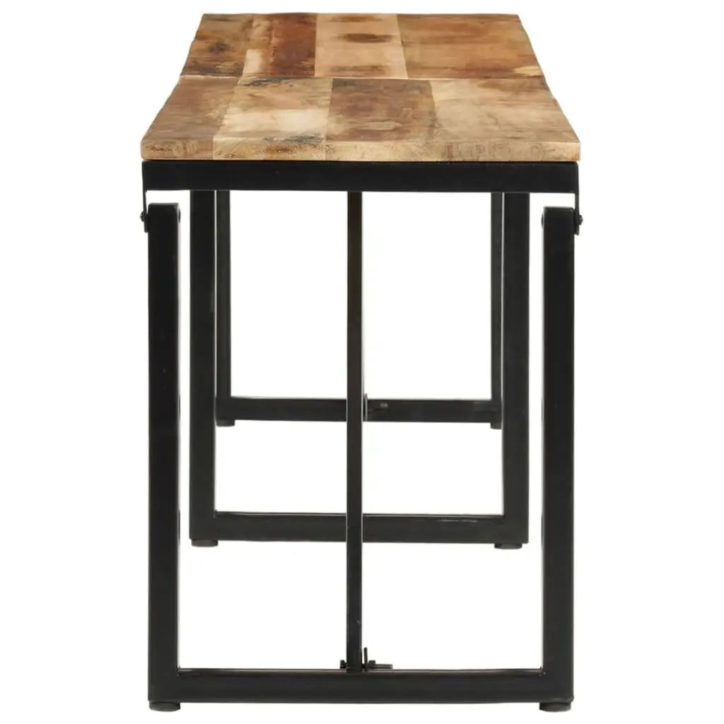 Solid Wood Bench Industrial Style 160x35x46 cm