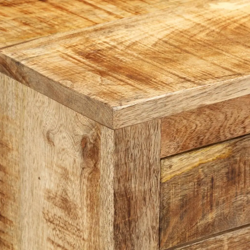 Sideboard Cabinet Retro Style Solid Mango Wood 80x30x65 cm Brown