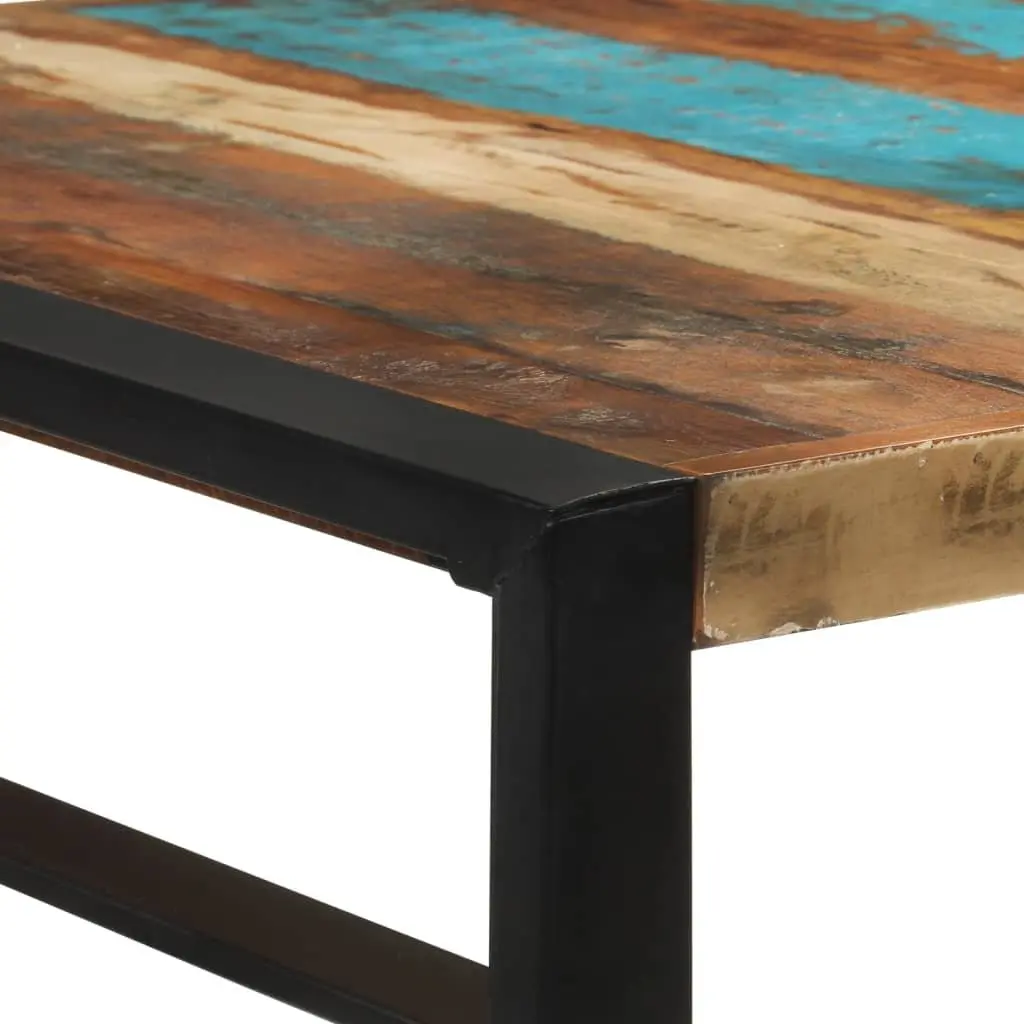 Bar Table 175x90x110 cm Solid Reclaimed Wood Kitchen Dining Bistro Brown